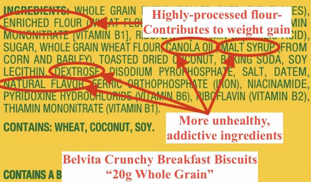 belvita unhealthy ingredients